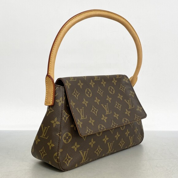 LOUIS VUITTON Authentic Brown Monogram Mini Looping Shoulder Bag - Picture 2 of 10